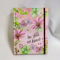 Journal personnalisé à couverture rigide esthétique florale Carnet Cuadernos Libreta avec logo
