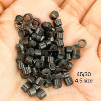 1000pcs/Botol Mikro Ring Sekrup Dalam 50/30 45/30 40/27 Tiga Ukuran Manik-Manik Ulir Aluminium untuk Alat Ekstensi Rambut Manusia