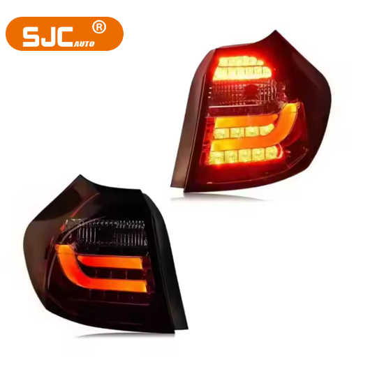 SJC Hot Selling Car Accessories for BMW 1 Series E87 2007-2011 Tail Lamps Assembly Modified LED Turn Signal Lights Plug and Play