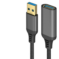 Accesorios para teléfono móvil 3M usb 3,0 hembra a usb macho, cables de extensión para ordenador, teléfono móvil, portátil y tableta