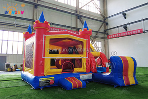 Trampolín de rebote combinado hinchable de lujo 2025, <span class=keywords><strong>casa</strong></span> de rebote seca inflable Comercial Grande <span class=keywords><strong>para</strong></span> alquiler de <span class=keywords><strong>fiestas</strong></span> y eventos - Product Image 2