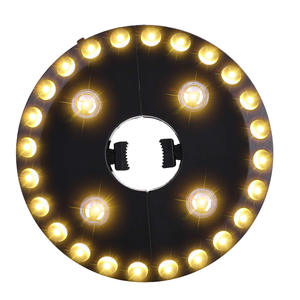 ไฟสปอตไลท์ LED พลังงานแสงอาทิตย์สีดำ 15W สำหรับตกแต่งต้นไม้ แบบวงแหวน สำหรับสวน  กันน้ำ IP65 สำหรับภายนอกอาคาร ขายส่ง - Product Image 1