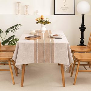 Yingkuo nastro di lino di cotone nappine con nappine con bordo tovaglia fatta a mano copri matrimonio <span class=keywords><strong>per</strong></span> matrimonio e festa - Product Image 2