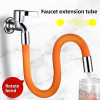 Adaptateur d'extension de robinet de luxe léger pour cuisine, salle de bain, balcon - Buse anti-éclaboussures universelle