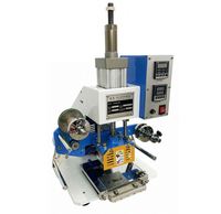Machine de marquage à chaud professionnelle WT-90DS 10x13cm pour logo en cuir doré, machine de gaufrage à chaud 220V, garantie 1 an