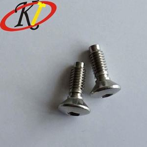 Çin raptiye üretimi Oval düz kafa beşgen sürücü ranza paslanmaz çelik makine vidaları - Product Image 2