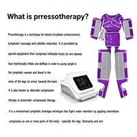 Appareil de pressothérapie portable à 16 chambres d'air pour les jambes, machine professionnelle de drainage lymphatique, prix