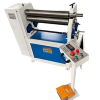 Machine à rouler manuelle multifonctionnelle électrique pour tôles métalliques, à 3 rouleaux, à vendre