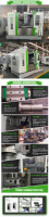 Centre d'usinage vertical CNC VMC 855, fraiseuse simple BT40 GSK haute précision, usage intensif, marque DRC Liaoning