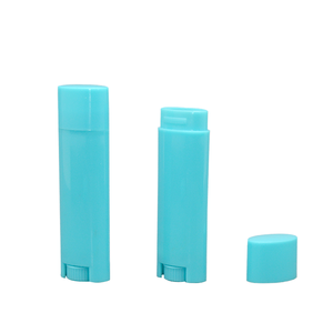 Tubos de bálsamo labial ovalados con tapas, desodorante de plástico, tubos de bálsamo labial, envases de plástico vacíos, 5ml - Product Image 1