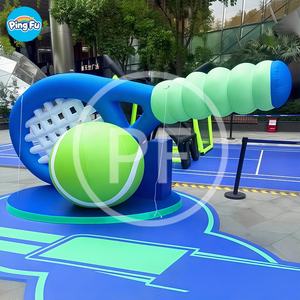 Raquettes de ping-pong gonflables sur mesure <span class=keywords><strong>Raquette</strong></span> de tennis gonflable professionnelle Ballon de sport gonflable pour la publicité - Product Image 1