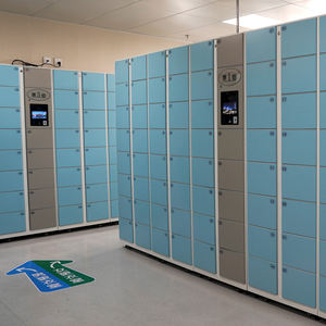 Интеллектуальный современный больничный операционный шкаф для хранения обуви с электролитической стальной конструкцией многофункциональный дизайн - Product Image 3