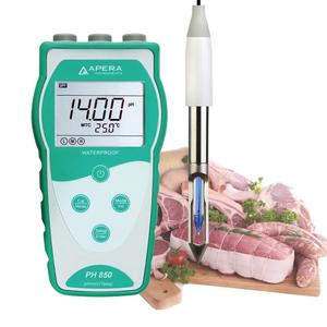 เครื่องวัดค่า pH แบบพกพา PH850-BS สำหรับวัดค่า pH ของเนื้อสัตว์ (วัดโดยตรง) พร้อมอิเล็กโทรด LabSen763 - Product Image 4