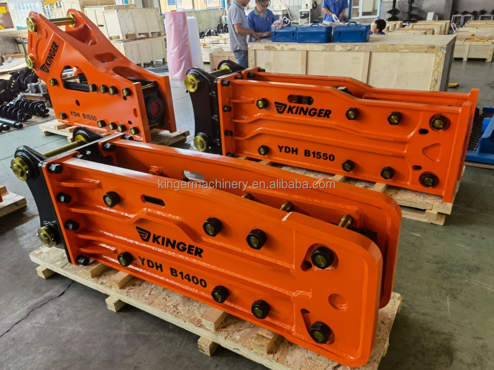 KINGER OEM Supplier Hydraulic Breaker Hammer Hydraulic Rock Breaker for ...