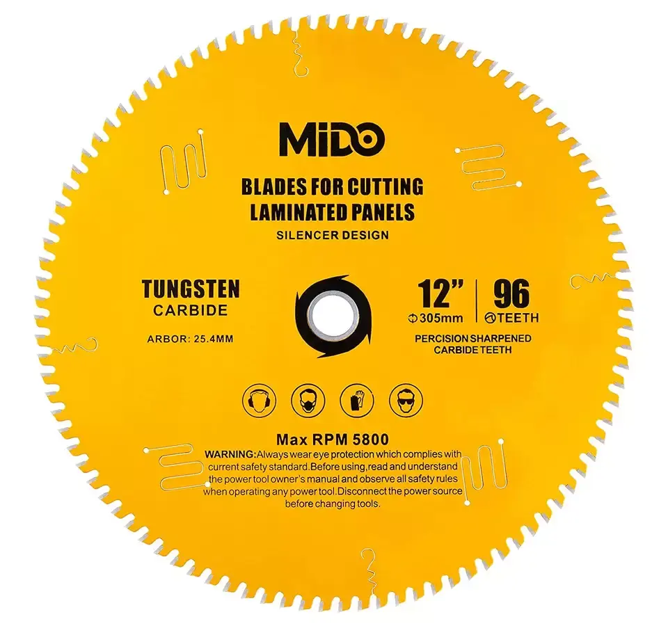 Satc 12 Inch 96 Tanden Circulaire Metalen Snelle Snijden Schijf Tafel Zaagblad Hout