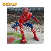 Statue en résine Spider-Man grandeur nature personnalisée, figurines d'action Spider-Man, sculpture Spider-Man, super-héros Spider-Man
