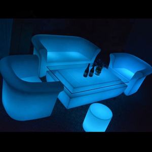 Taburete de Bar con luz Led, Cubo de muebles, mesa de cóctel, silla iluminada para exteriores, evento, club nocturno, fiesta, jardín, cafetería, <span class=keywords><strong>Pub</strong></span>, salón - Product Image 4