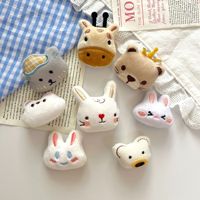 Nouvelle collection : Accessoires de poupée tête de dessin animé – Adorables jouets en peluche en tissu : Mouton, chaton, lion