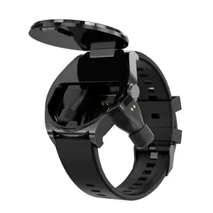 Relógio inteligente para homens, relógio inteligente com rastreador de fitness e fones de ouvido, novidade de 1.52 polegadas, 2024, novidade para celular e celular