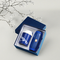 Tasse à café de haute qualité en gros Bouteille d'eau en acier inoxydable 316 Haut-parleur 2 en 1 Cooperate New Year Gift Set avec logo