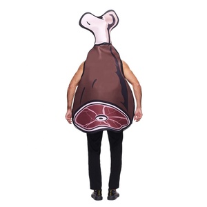 Nuevo Disfraz de Carne para Adultos de Halloween en Stock, Traje Divertido de <span class=keywords><strong>Jamón</strong></span> para Cosplay, Fiesta en Bar, Actuación en Escenario - Product Image 5