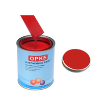 Peinture liquide en aérosol époxy acrylique pour moto, haute brillance, haute qualité, 2K, rouge orange vif, pour extérieur, OPKE KS-41-4