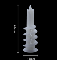 Vis d'expansion spéciale pour cloisons sèches en nylon OEM, vis pour tube d'avion, tube en plastique torsadé, bouchon pour mur rideau, vis autotaraudeuse