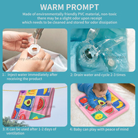 Schattig fruitpatroon EN71 PVC baby speelwaterkussen speelgoed peuter buikligmat opblaasbaar baby water speelmat