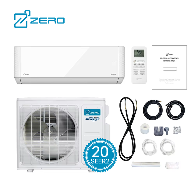 Ductless R454B Mini Split Air Conditioner Innovative Inverter Technology 20 Seer 12000-24000 BTU WiFi Enabled for Household Use