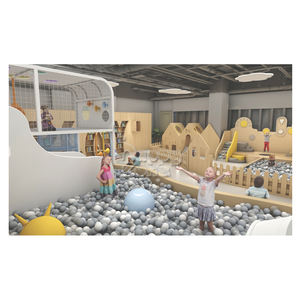 All'ingrosso parco giochi al coperto attrezzature per bambini Soft Play bambino gioco mondo con struttura di gioco in legno per asili nido - Product Image 1