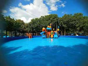 Atractiva piscina de aventura de tobogán acuático de plástico interactivo para niños en parques acuáticos que ofrecen diversión y emoción sin fin - Product Image 6