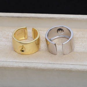 แหวนเงินแท้ S925 แบบเปิด ปรับขนาดได้ 9-12 นิ้ว 5322 พร้อมอุปกรณ์ตกแต่งมุก ตัวเรือนเปล่า สำหรับทำเครื่องประดับ - Product Image 3