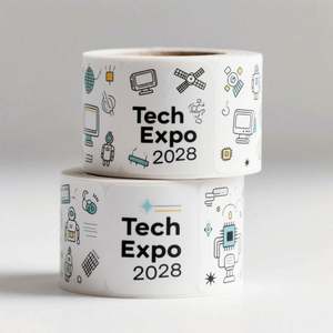 Customized Labels for Candle Jars Waterproof Sticker Roll - Product Image 3