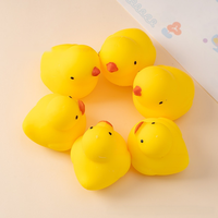 Jouet anti-stress en forme de canard jaune, en EVA, à presser, pour le bain, unisexe, à partir de 3 ans