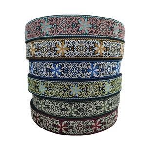 กระเป๋าริบบิ้นผ้าแจ็คการ์ดทำจากโพลีเอสเตอร์ขนาด50มม. สายรัดกระเป๋าสะพายไหล่แบบกว้าง - Product Image 5