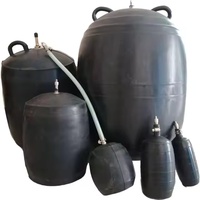 Moules en caoutchouc gonflables pour béton, fabrication directe d'usine, pour travaux de construction, de moulage de noyaux, de ballons en caoutchouc pour le calfeutrage d'eau, de formage de canalisations