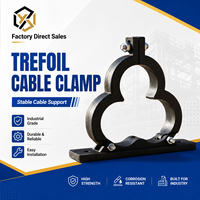 Clip de fixation pour câble métallique Yuanxin LWKF à trois boulons, 70-95mm, pour FRP, électromac, -40~180