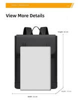 Casing Laptop Minimalis Baru Surface Pro 11 Tas TPU Model Buku Tahan Air dengan Ritsleting & Pengait Penutup Tas Bisnis Perjalanan Unisex Daypack