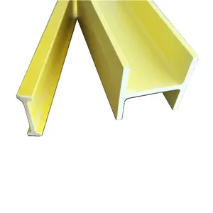 Made In China Square Tube Fiberglass Profiles Grp Frp Fiberglass Frp I-beam Fiberglass Pultrusion I-beams