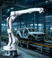 Robot de soudage industriel à 6 axes, bras de robot de soudage automatique MIG pour châssis de remorque, cadre de camion, soudage de métaux