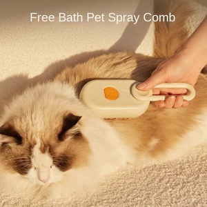 Peine Eléctrico Masajeador para Mascotas con Pulverizador Antipelusas de un Solo Toque, Recargable, de ABS y TPR, para Aseo de Perros y Gatos, Venta al por Mayor Personalizada - Product Image 2