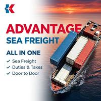 Logística de Carga DDP Confiable, Servicio Puerta a Puerta LCL y FCL de China a la UE, Alemania/Francia/Reino Unido