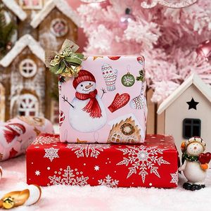 Christmas Wrapping <b>Paper</b> Pink Gift Wrapping <b>Paper</b> Pink double cute snowflake <b>pattern</b> wrapping <b>paper</b> Daily cute wrapping <b>paper</b> - Product Image 2