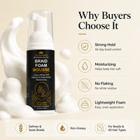 Mousse Volumisante en Gros pour Cheveux, Mousse Coiffante en Vrac pour Tresses et Perruques