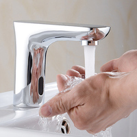 Capteur de lavabo intelligent, salle de bains, nouveau design 2017 capteur de lavabo, robinet d'eau
