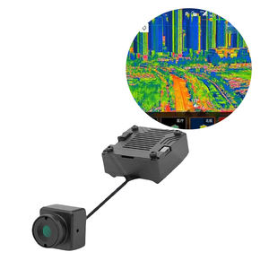 Alta Qualidade 256 Resolução de Imagem Térmica Drone Módulo 5-20V Night Vision Infravermelho Avião Focal <span class=keywords><strong>Detector</strong></span> F1.0/3.6mm Obiettivo - Product Image 1
