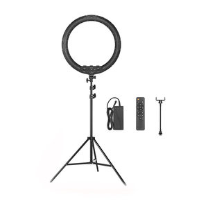 Luce ad Anello LED 21" 50W Bicolore 3000K-6000K, Portatile con Temperatura di Colore Regolabile, Alimentazione USB, Luce per Trucco e <span class=keywords><strong>Video</strong></span> <span class=keywords><strong>YouTube</strong></span> - Product Image 2