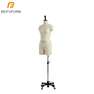 Manichino da Sartoria Beifuform CN Taglia Standard 84A, Mezzo Busto Professionale per Donna, Rivestito in Tessuto - Product Image 4