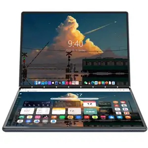 Yoga mới máy tính xách tay kép 14inch 10.5inch màn hình cảm ứng máy tính bảng Intel N95 win11 máy tính xách tay 360 Yoga Type-C lật Netbook kinh doanh