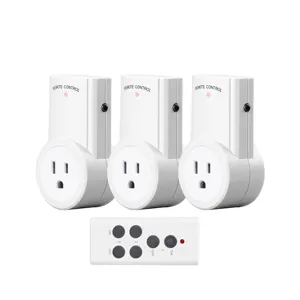 Home 3 Way Wall Smart Electric Switch With Remote Control